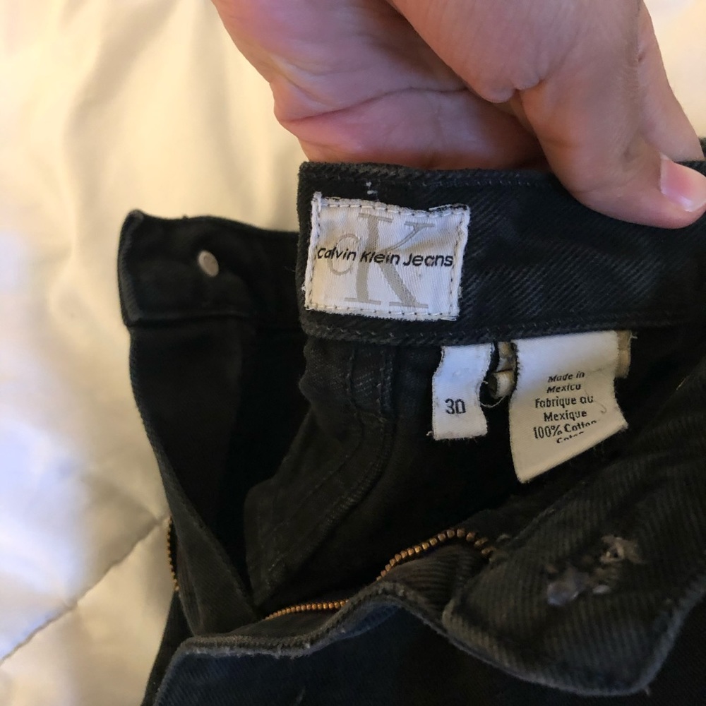 black calvin klein jeans